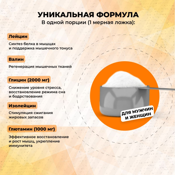 Аминокислоты STEELPOWER BCAA RECOVERY, 250 гр, Апельсин