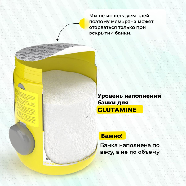 Глютамин STEELPOWER GLUTAMINE, 200 гр, Натуральный (без вкуса)