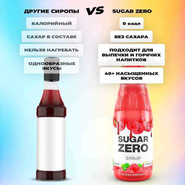 Сироп SUGARZERO, 320 мл, Ирландский крем
